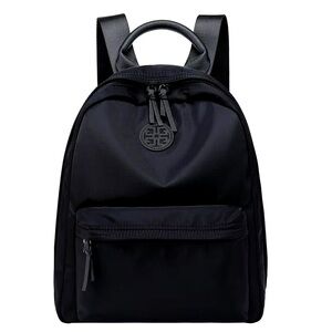 Tory Burch Ella Nylon Backpack In Black
